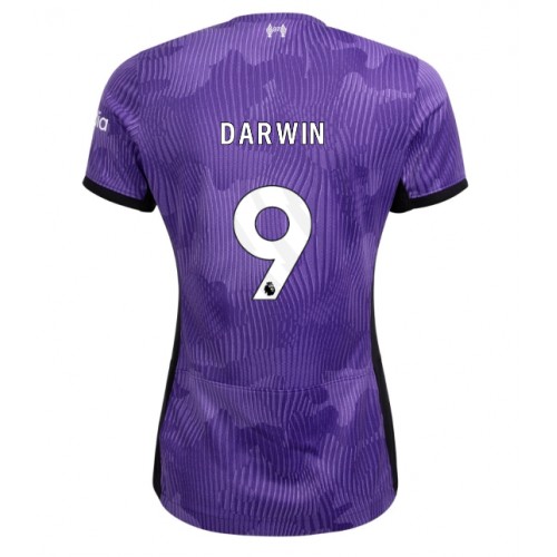 Maillot de foot Liverpool Darwin Nunez #9 Troisième Femmes 2023-24 Manches Courte